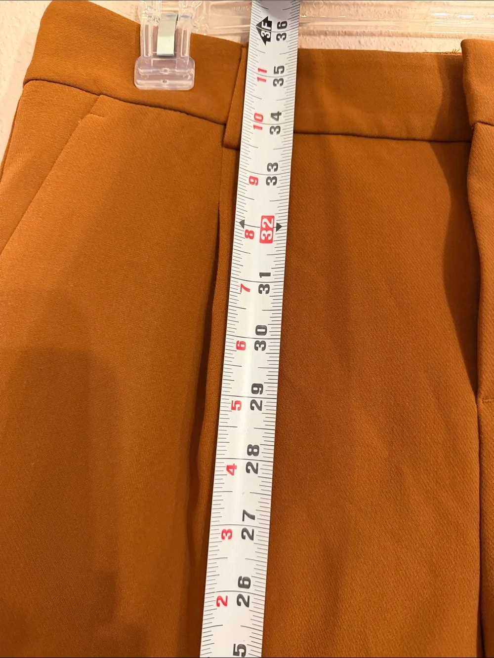 Banana Republic Cropped Tapered Pants in Rust